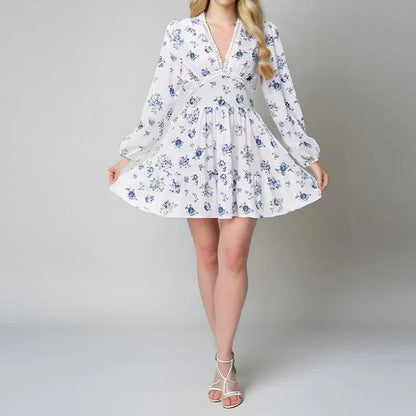 Floral Print Mini Dress